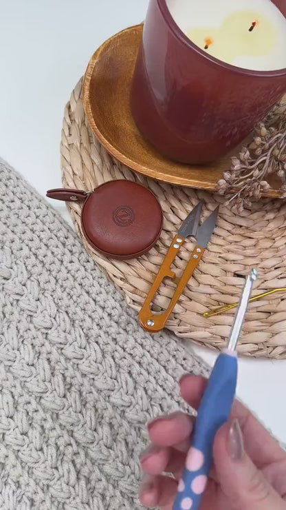 PDF Crochet Pattern + Video – Cozy Braided Wheat Stitch Blanket | 16 Sizes | Beginner-Friendly