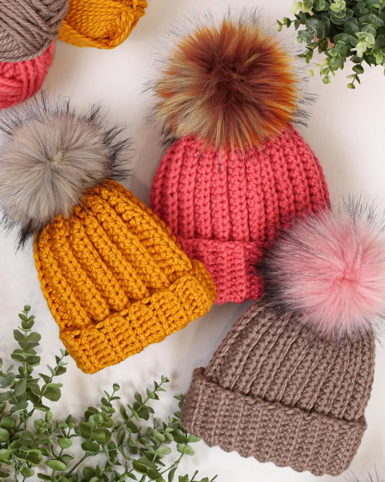 Baby Beanie Crochet Pattern – PDF Instant Download