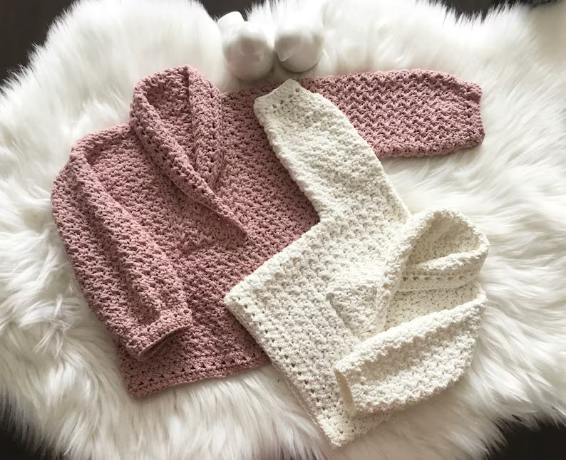 Crochet Pattern PDF Baby Girl Ruffled Romper For five sizes: 0–4 years